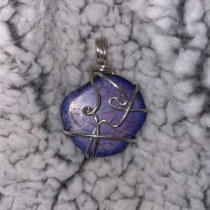 Wire wrapped pendant